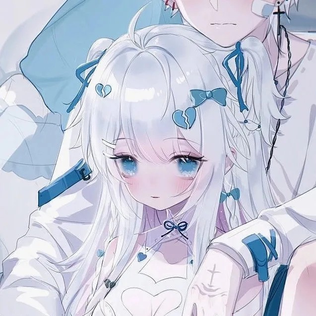 动漫情侣头像想我了就联系我别学我怂了吧唧的