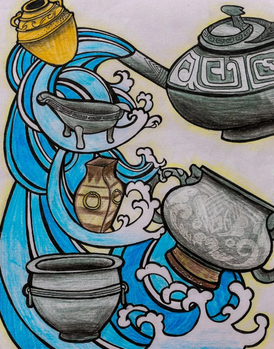 我在博物馆画文物青少年绘画作品展即将开幕