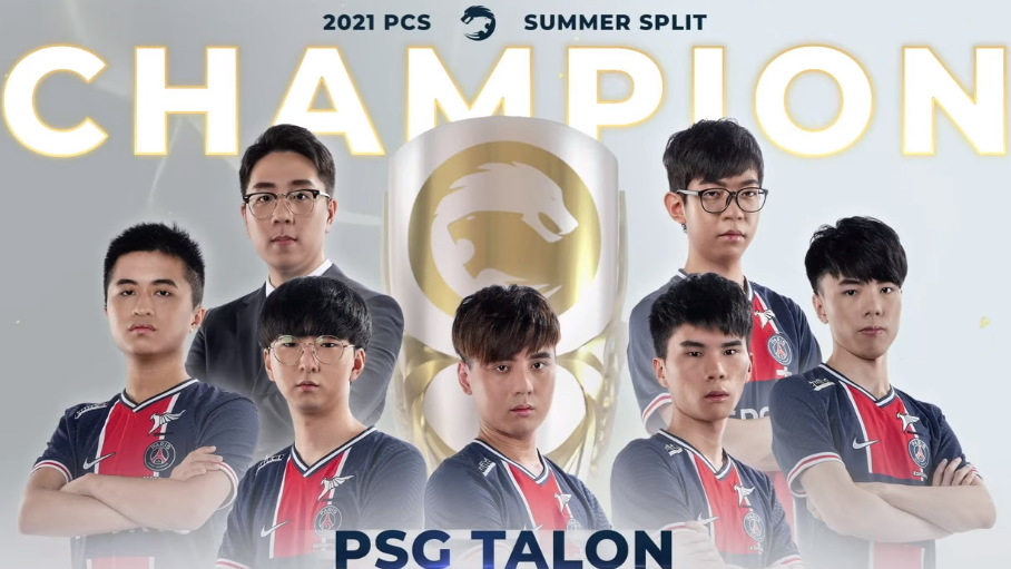 最终psg战队从败者组以三比零横扫jt的比分晋级到决赛中,在pcs夏季赛