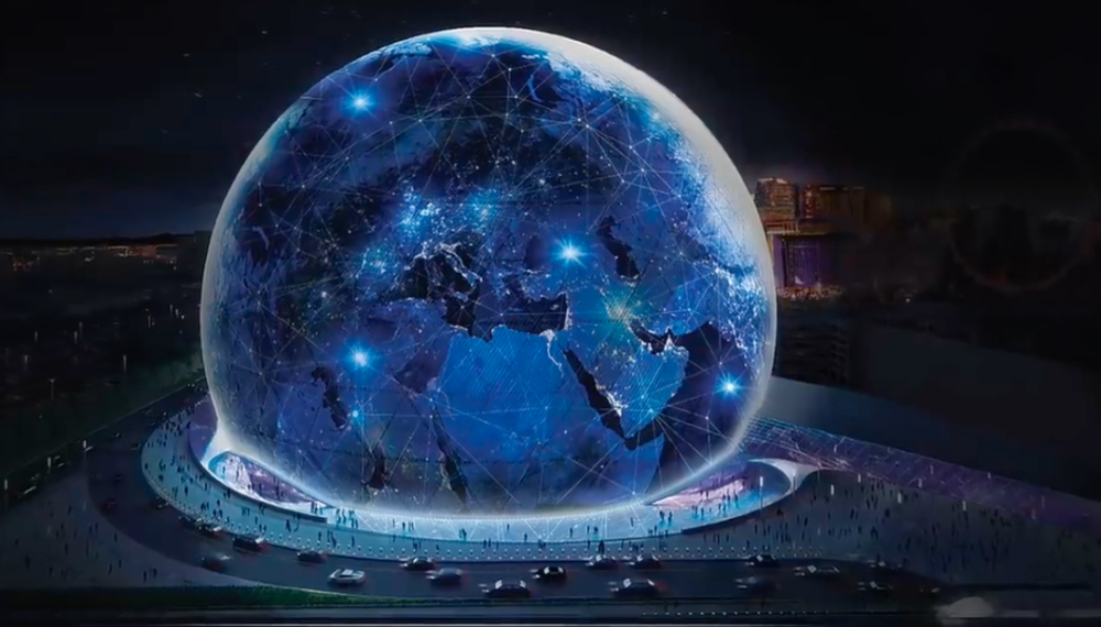 创意|世界上最大的全面屏球形沉浸式体验中心_腾讯新闻