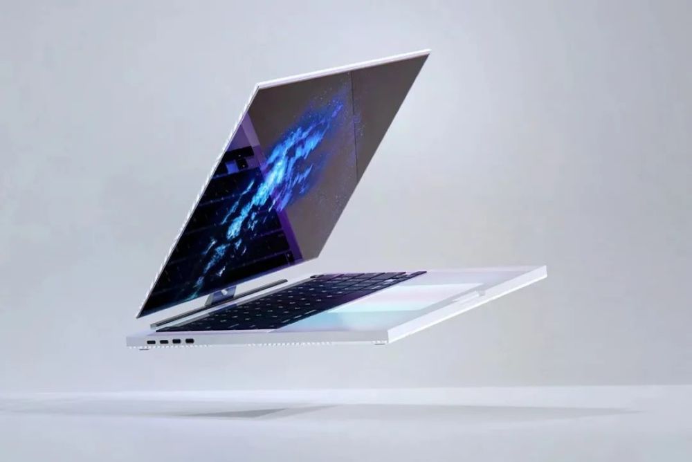 设计博闻|笔记本电脑概念,可调整显示屏的高度和角度