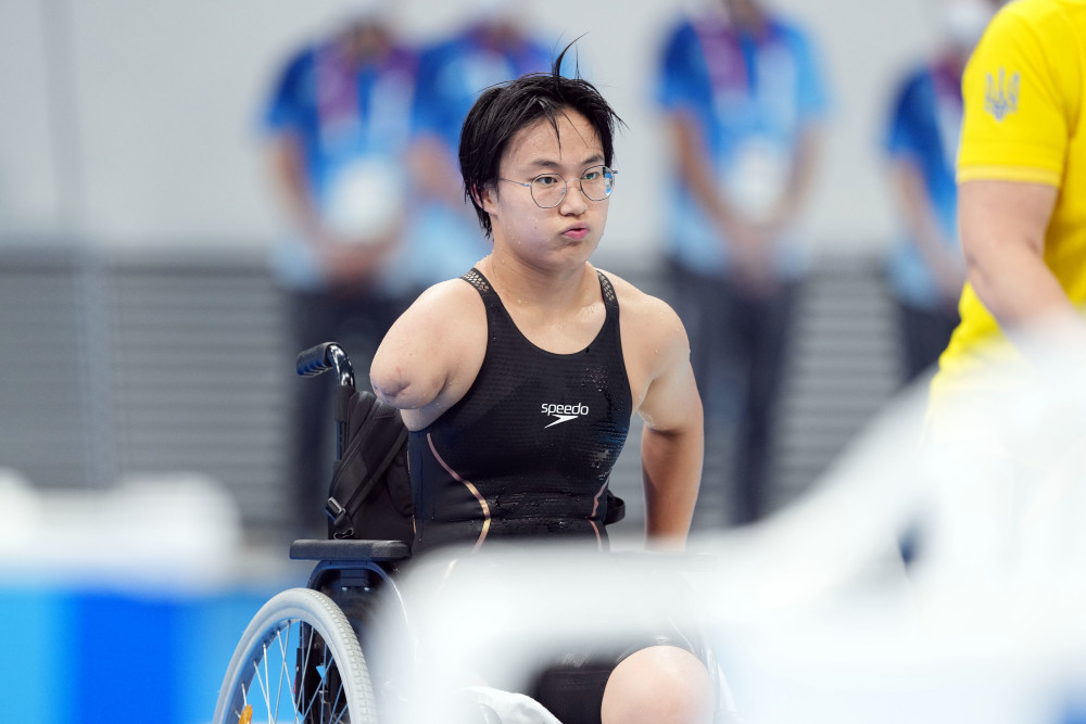 东京残奥会游泳蒋裕燕获女子400米自由泳s6级冠军