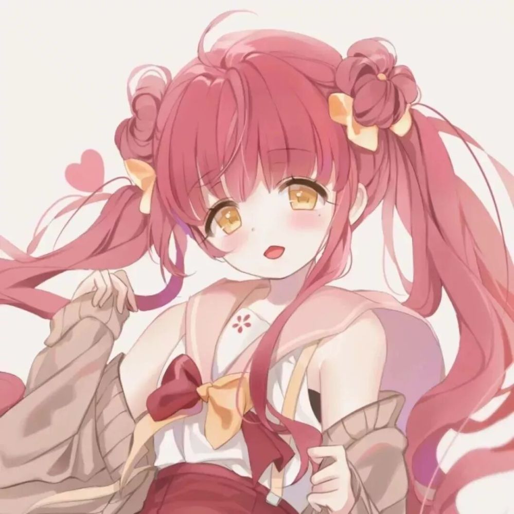 粉色少女心的动漫头像