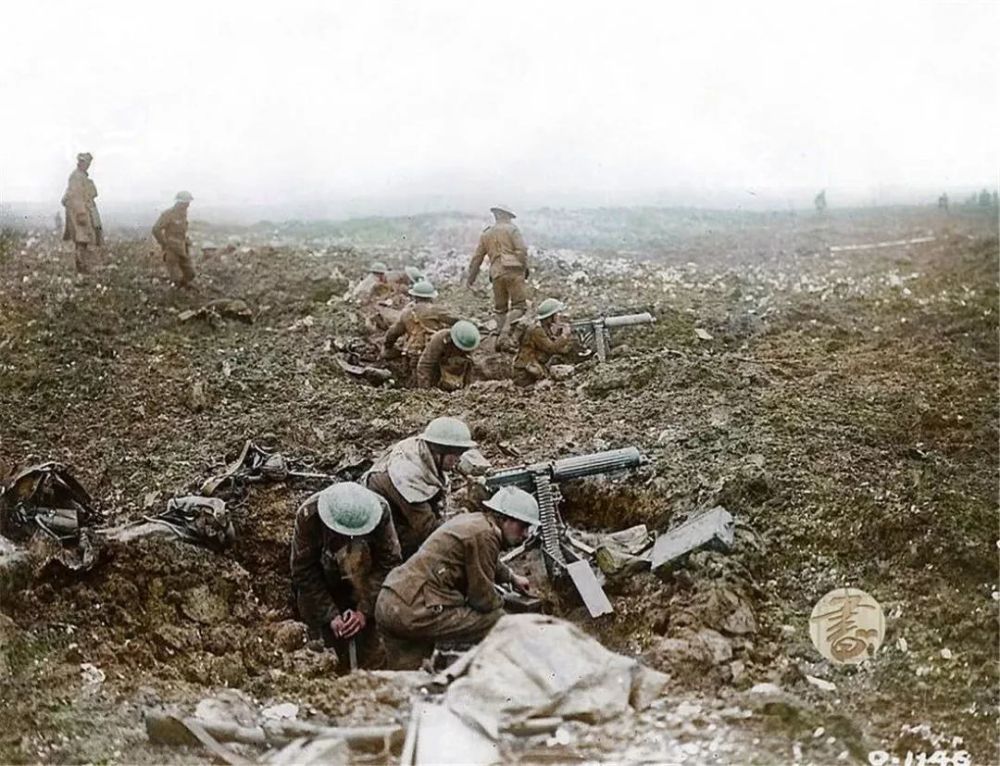 一战彩色老照片:索姆河战役真实景象 伤亡130万人惨不忍睹