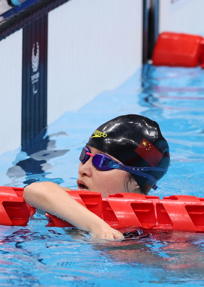 (东京残奥会)游泳——冯雅竹获女子50米仰泳s2级铜牌