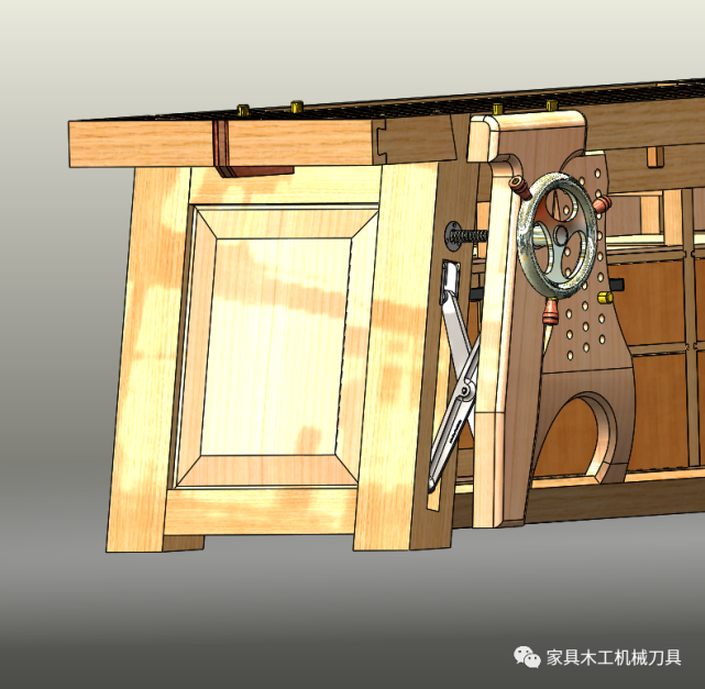 木工桌三維設計圖