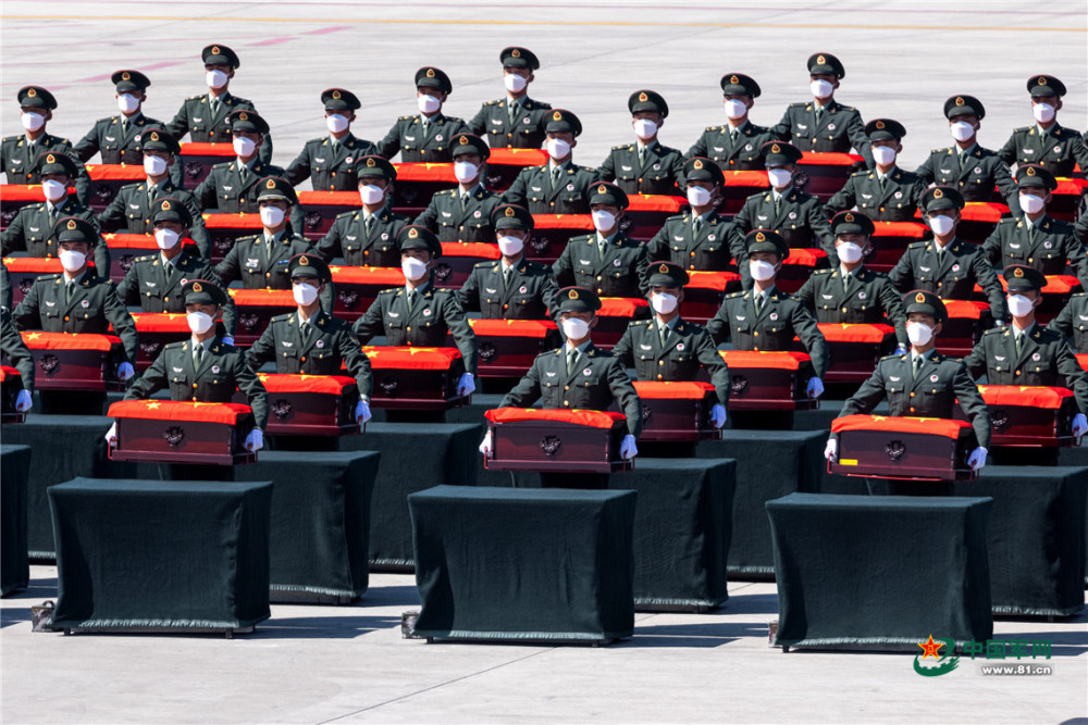 第八批在韩中国人民志愿军烈士遗骸回国_腾讯新闻