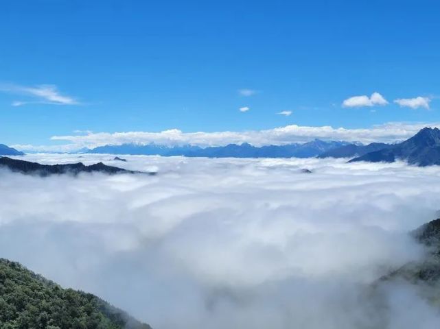 康定捧塔寶鼎山,雲海觀景,媲美牛背山!