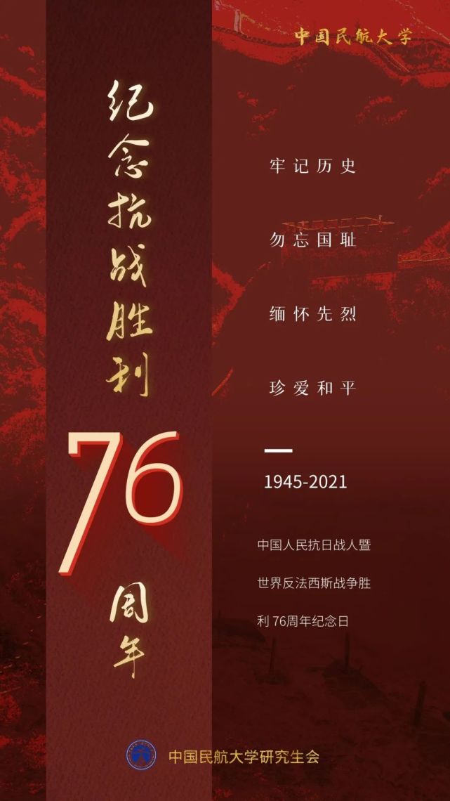 纪念抗日战争胜利76周年