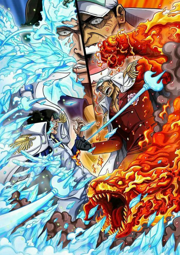 海贼王四皇,三大将同级?抛开故事谈实力没有任何意义