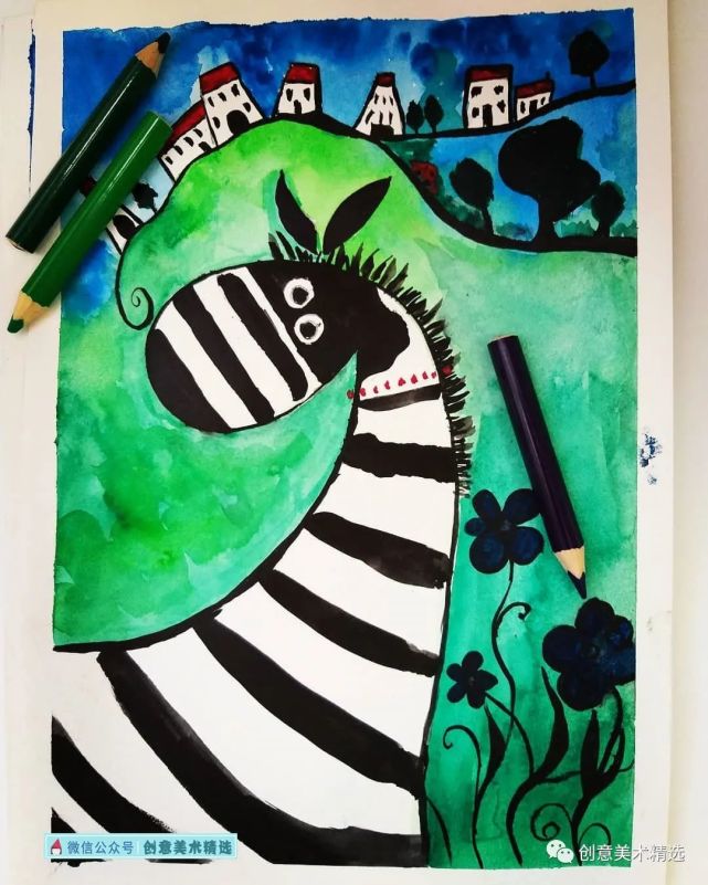 夸张变形儿童画有哪些创作方法27张创意儿童画带你一次看完