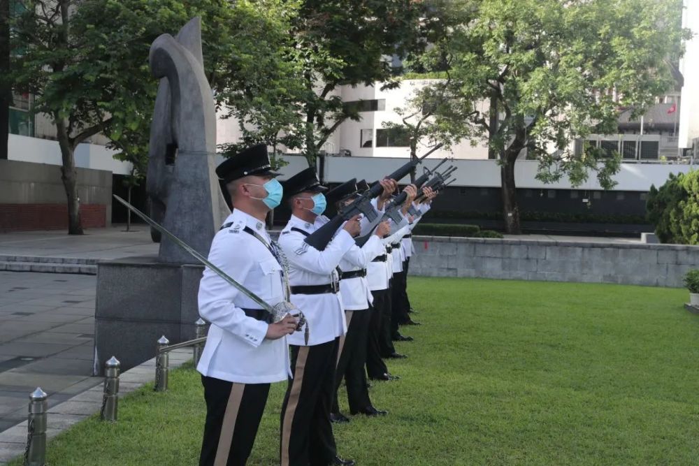 香港警察仪仗队图片