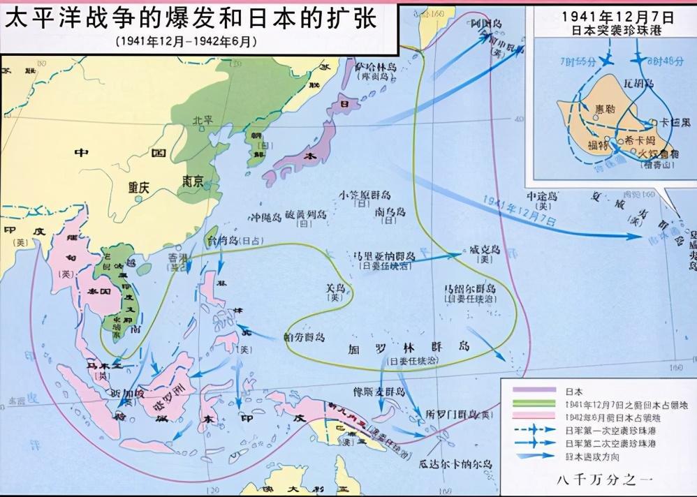 日本侵略地图图片