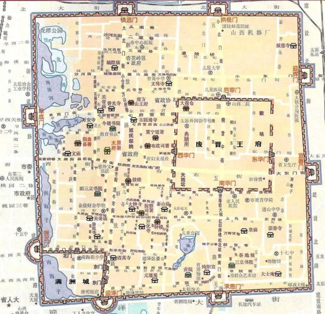 太原东南西北门咋来的为什么就剩拱极门了