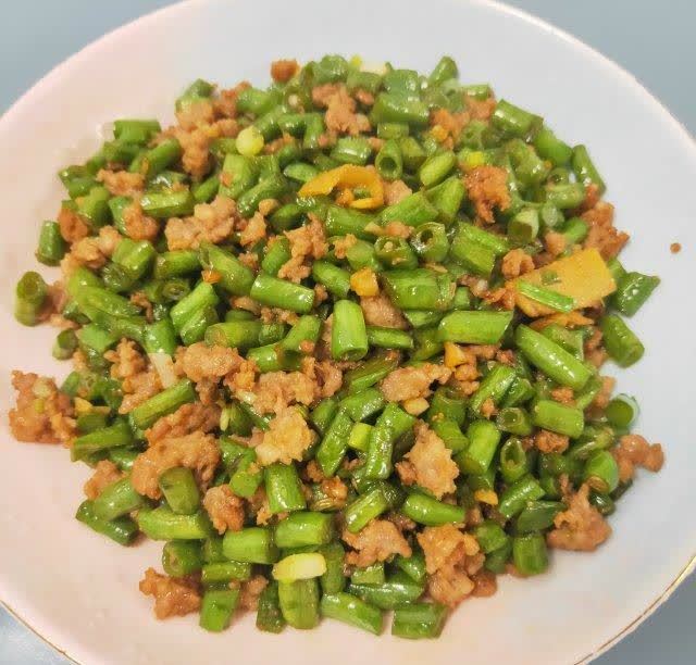 豆角肉末,美味下饭,做法简单