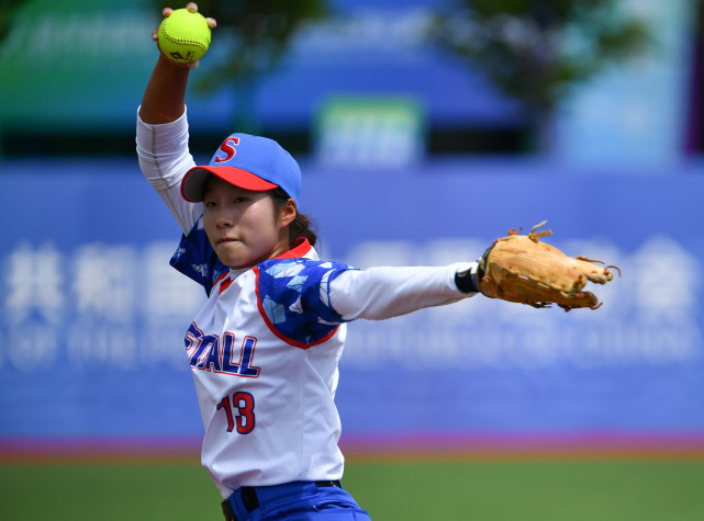 全運會壘球女子小組賽上海勝陝西