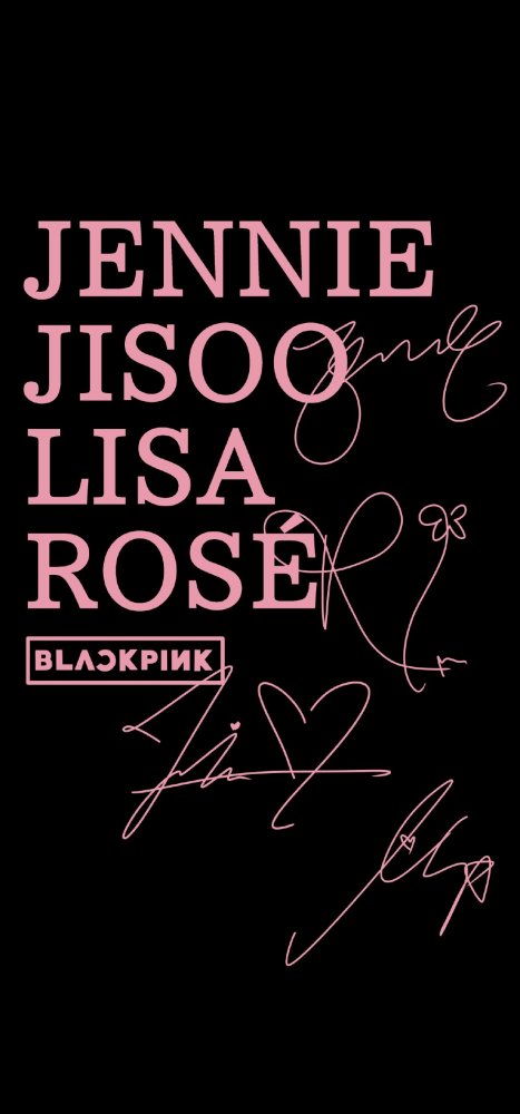 blackpink文字系壁纸