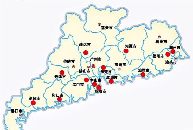 广东21个地级以上城市13个原来是普通县市1市gdp已超2万亿