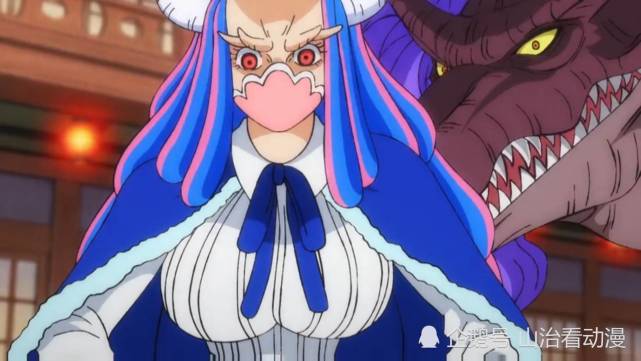 海贼王990集乌尔缇的人兽形态曝光恐龙妹好丑头锥激战路飞