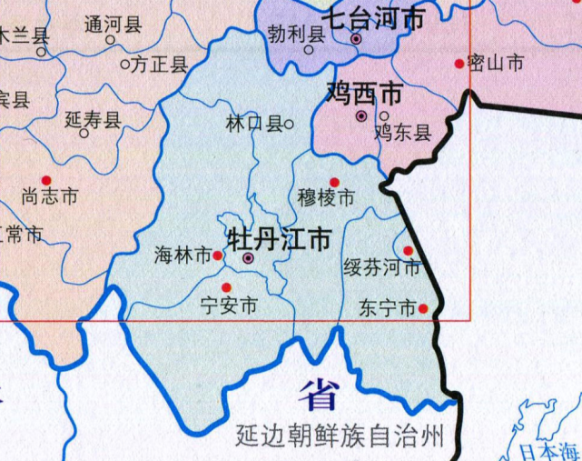 黑龙江牡丹江市位置图片