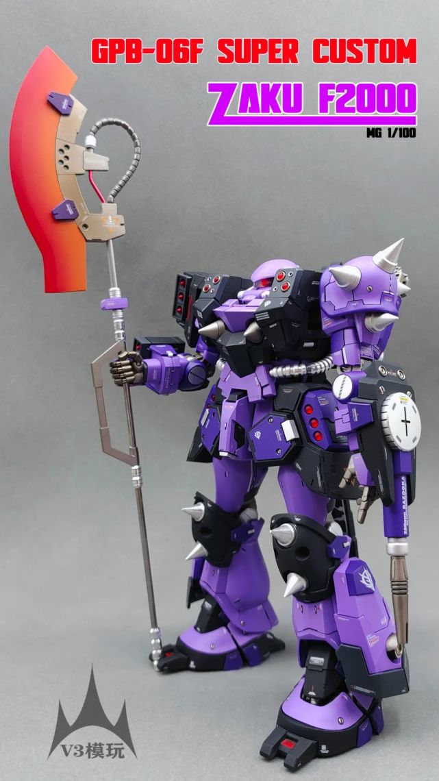 mg扎古2 f2000改件涂装制作