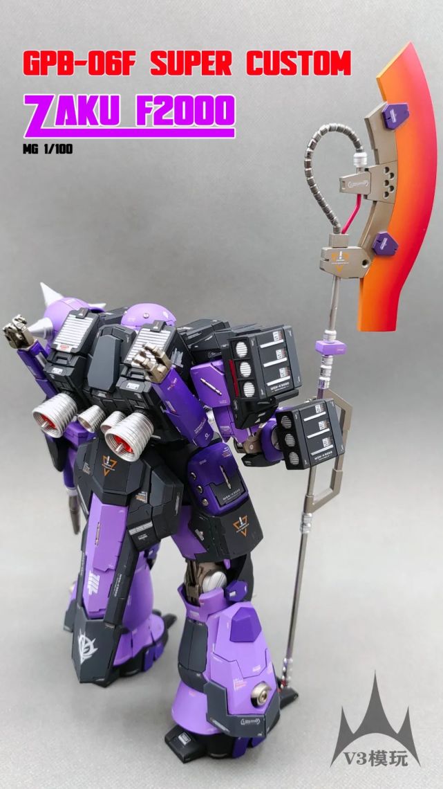 mg扎古2 f2000改件涂装制作