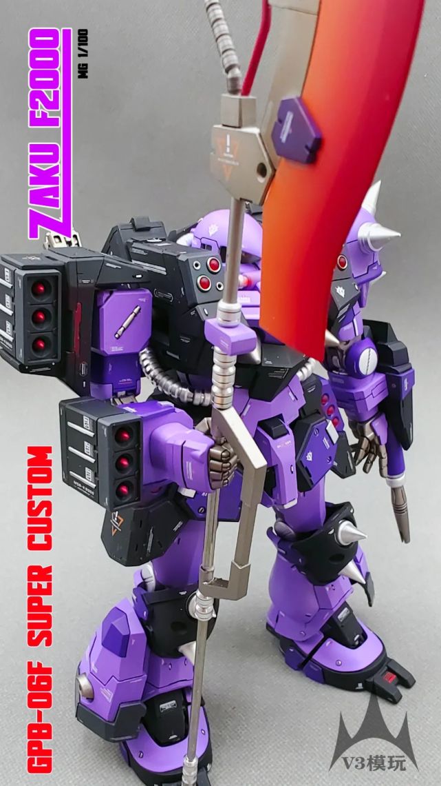 mg扎古2 f2000改件涂装制作