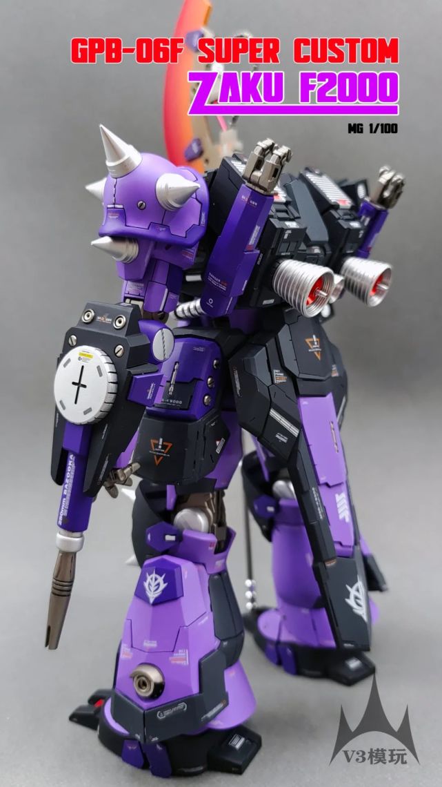 mg扎古2 f2000改件涂装制作