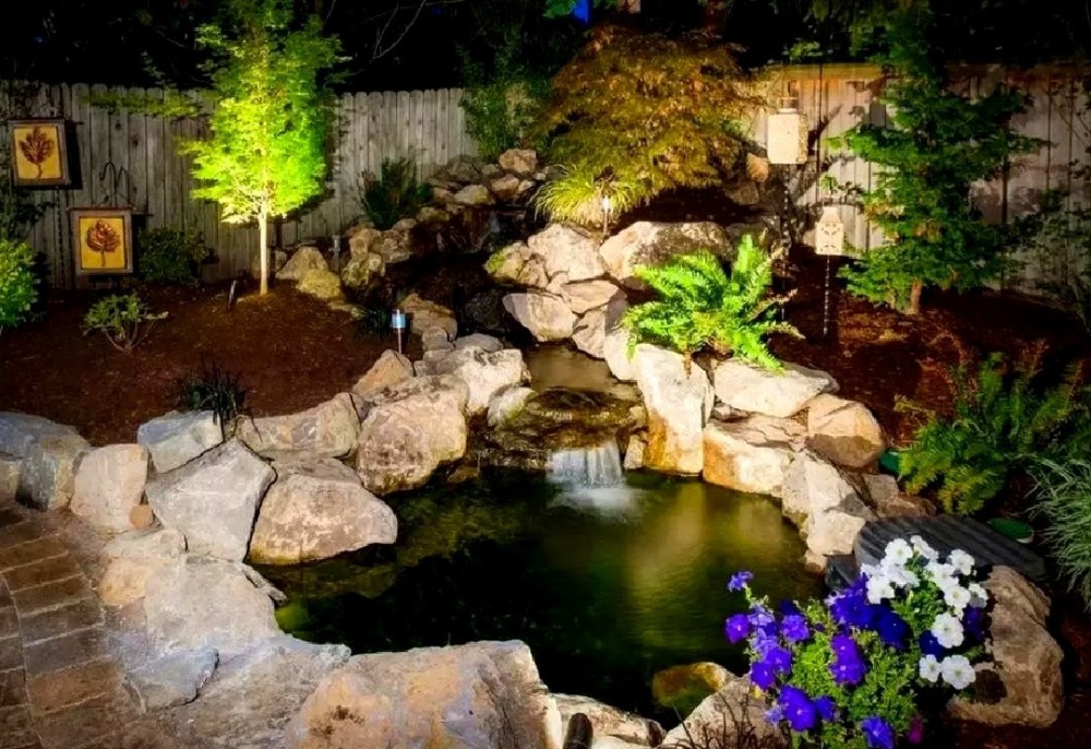 庭院生态水池如何设计?花园生态水景观案例分享,快学起来吧