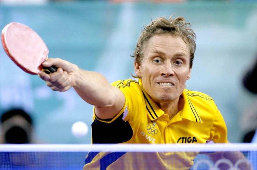瑞典乒乓球小佩尔森图片