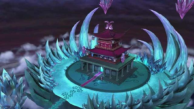 而在剧中也可以看到她的汐毒宫的吊灯是用翡翠所铸造而成,显