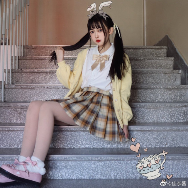 jk制服日常第272期甜橘格裙超话
