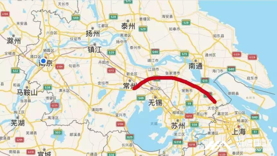 沪武高速公路地图图片