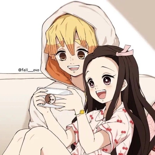 祢豆子和善逸の甜甜情头