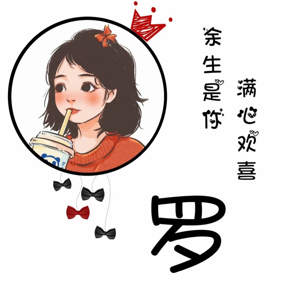 自制女生姓氏頭像分享第8期