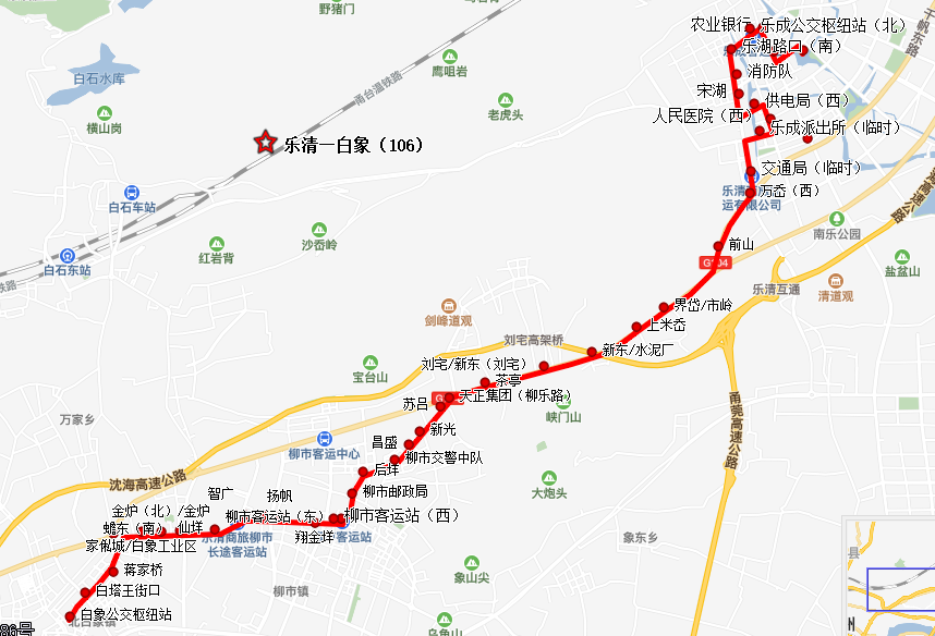 注意乐清主干线多条公交路线临时调整