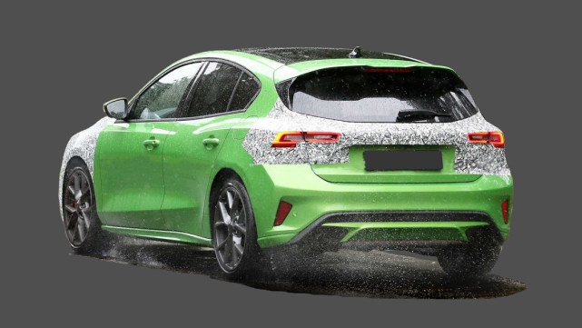 全新福克斯st!2.3t 6mt 骚绿车漆,新gti:玩这么大是吗?