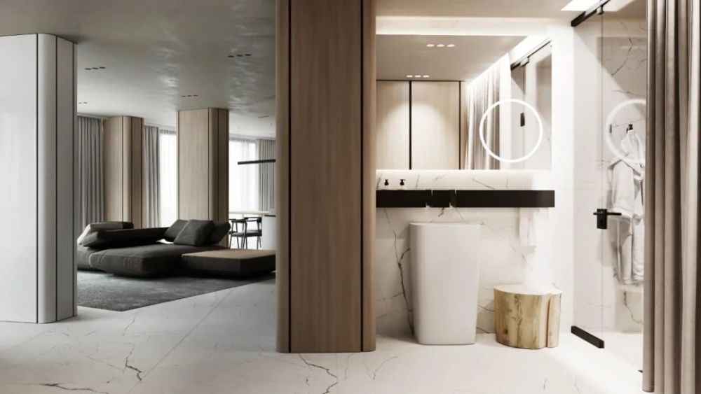 乌克兰单身建筑师150㎡大平层:全开放式一人居,爽!