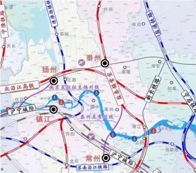 常泰城际铁路常州的长江岸线资源并不丰富,换句话说是桥位资源十分