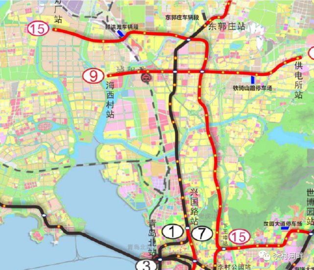 8號線支線10個站點線路圖公佈,途經膠州