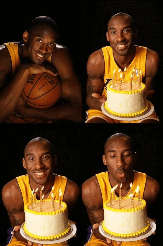 nba 20年如一日！谁能防住你？科比在17岁与37岁时，给出了同样的表情