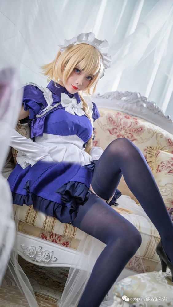 cos贞德同人女仆cos正片宵鱼鱼