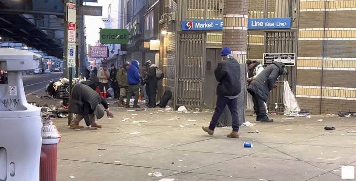 美国费城街头怎么了为什么那么乱丧尸费城为什么那么多吸毒