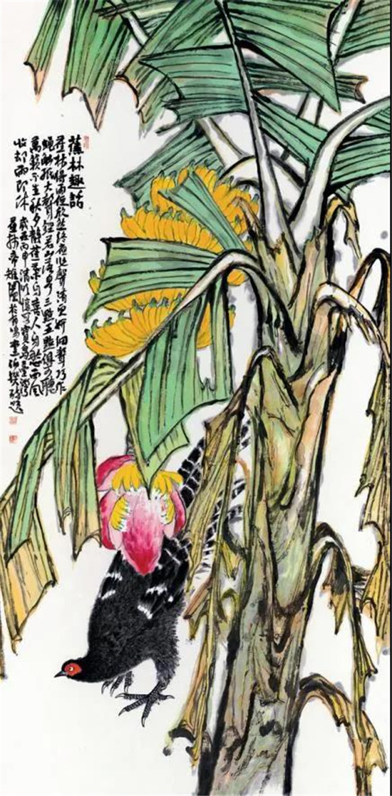 大美抱華——伯揆中國寫意花鳥畫大展在秦皇島龍璽美術館正式開展