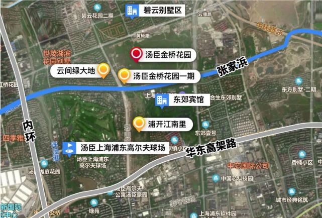 汤臣金桥花园又有新供应新一期洋房别墅规划公示