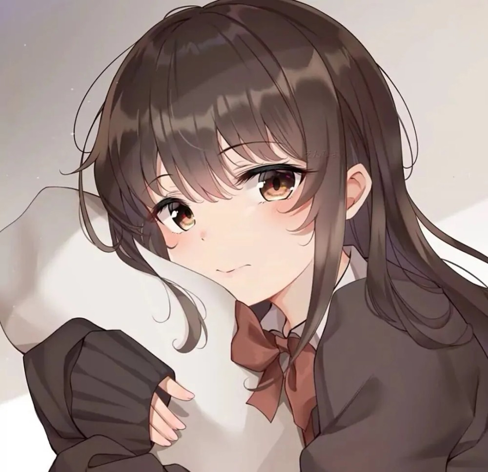 动漫女生头像浮云一别后流水十年间欢笑情如旧萧疏鬓已斑