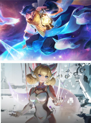 对了,除了这些,到时候还有庄周的星空皮肤云端筑梦师和妲己的时之彼端