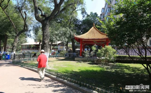 改造工程全部完成,尚志公园升级为24小时休闲空间