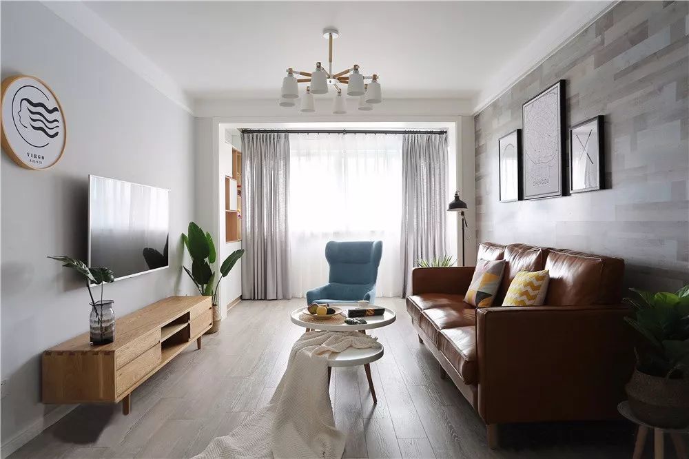 100㎡清新北欧风,儿童房变身童话屋,简约也能美到窒息_腾讯新闻