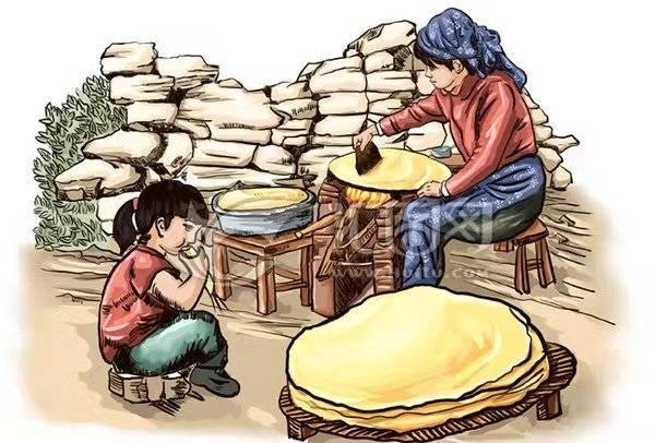 天上王城天下泉庄暖心的煎饼